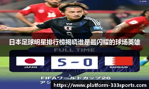 日本足球明星排行榜揭晓谁是最闪耀的球场英雄